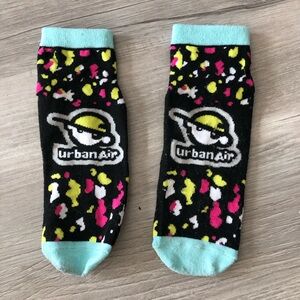 Urban Air Socks. Black Yellow Pink Blue.  Kids. Slip resistant